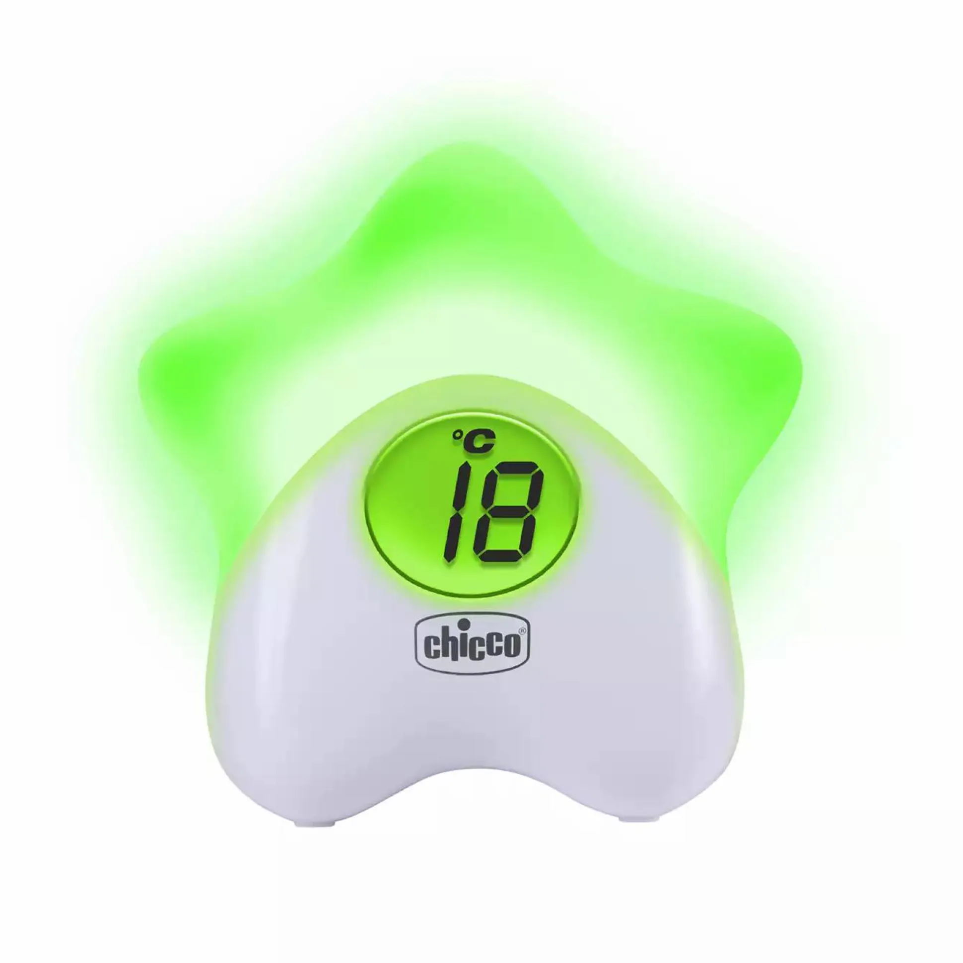 Nachtlicht-Thermometer Stern