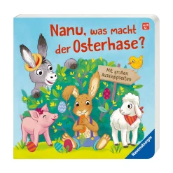 Nanu, was macht der Osterhase?