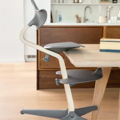 Nomi® Hochstuhl Buche Natural Grey