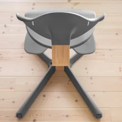 Nomi® Hochstuhl Buche Natural Grey