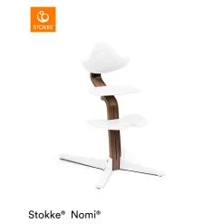 Nomi® Hochstuhl Walnut White