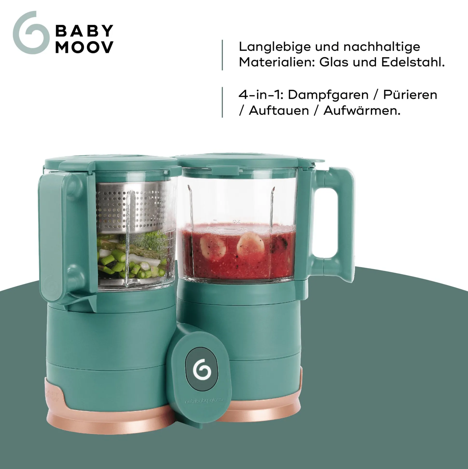 Nutribaby Glass Green Forest