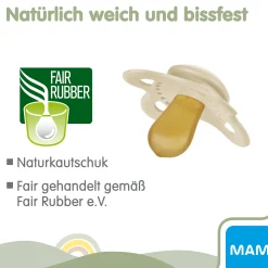 Original matt Latex 6 - 16 Monate 2 Stück Reh/Vogel