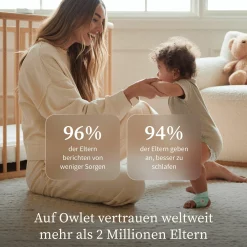 Owlet Dream Bundle: Dream Sock + Owlet Dream Sight Baby Kamera Rose