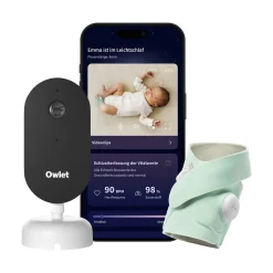 Owlet Dream Bundle: Dream Sock + Owlet Dream Sight Baby Kamera Mint