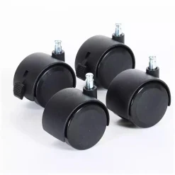 Parkettrollensatz schwarz