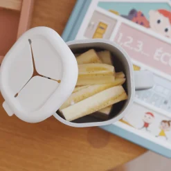 Pick'n Snack Velvet Grau - Silikon Snack Box