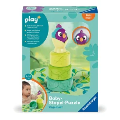 Play+ Baby-Stapel-Puzzle Vogelnest