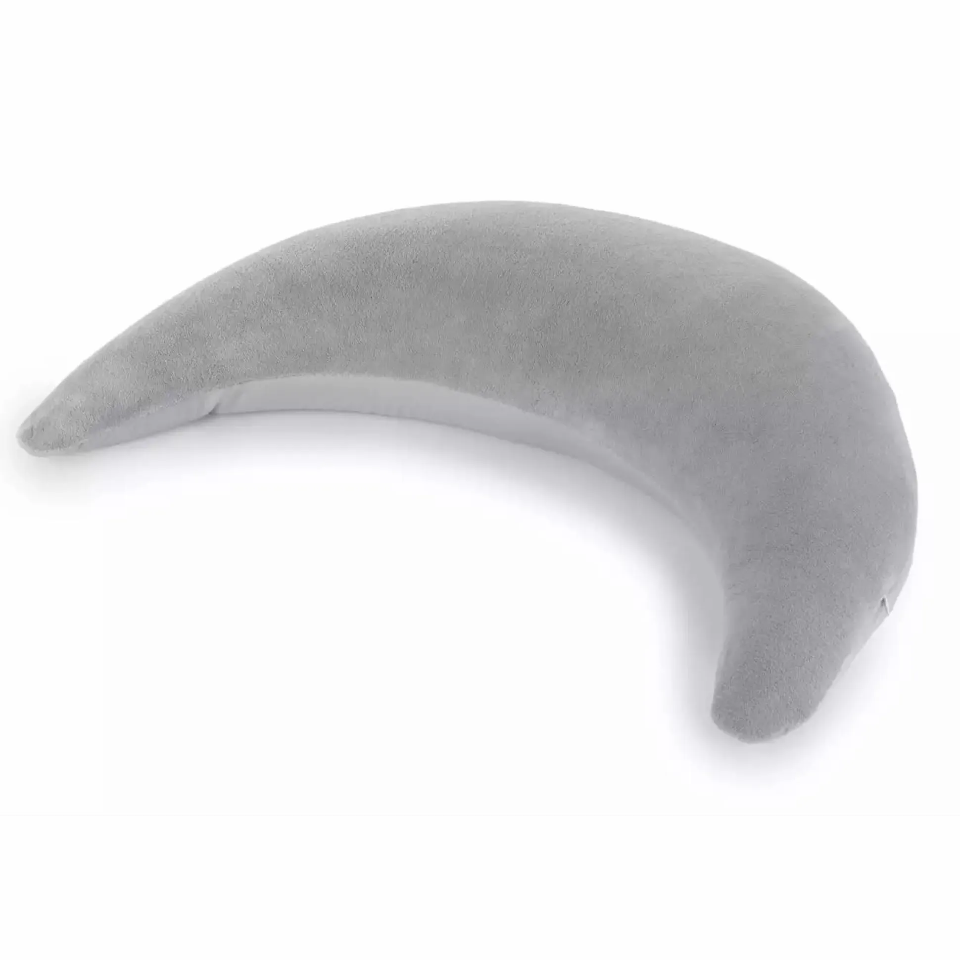 Plüschmond Silbergrau