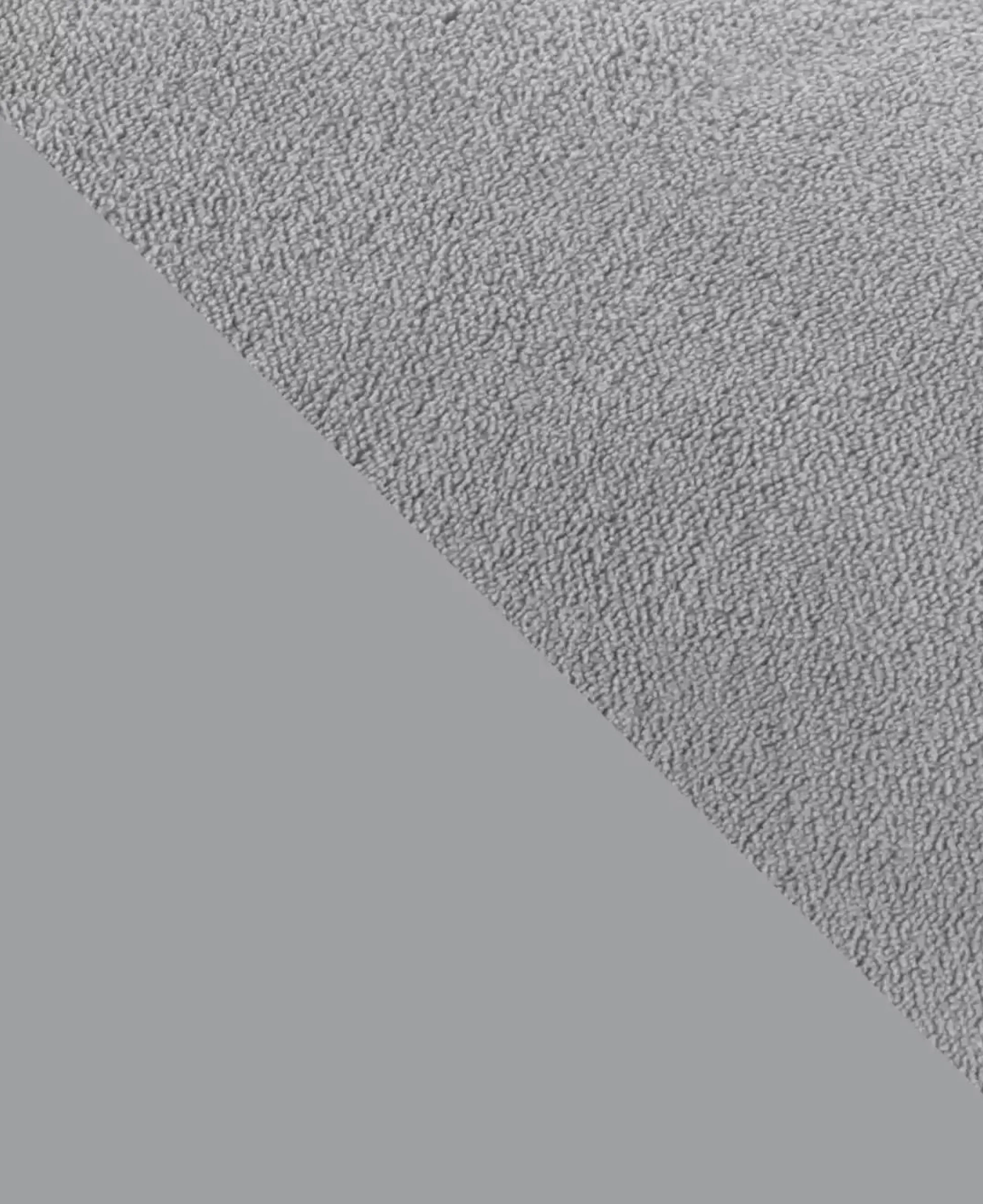 Plüschmond Silbergrau