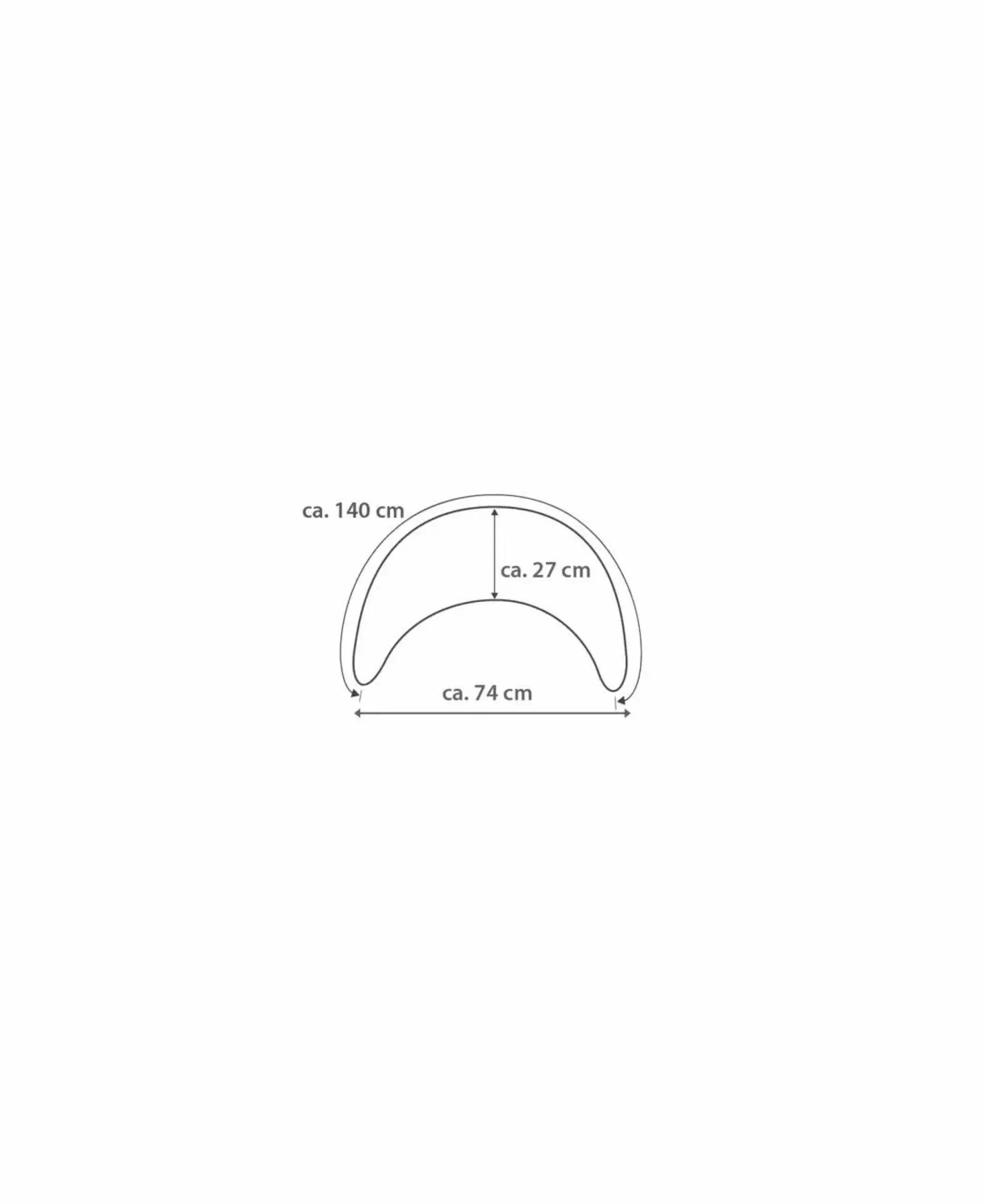 Plüschmond Silbergrau
