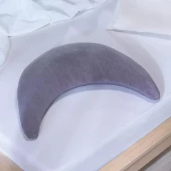 Plüschmond Steingrau