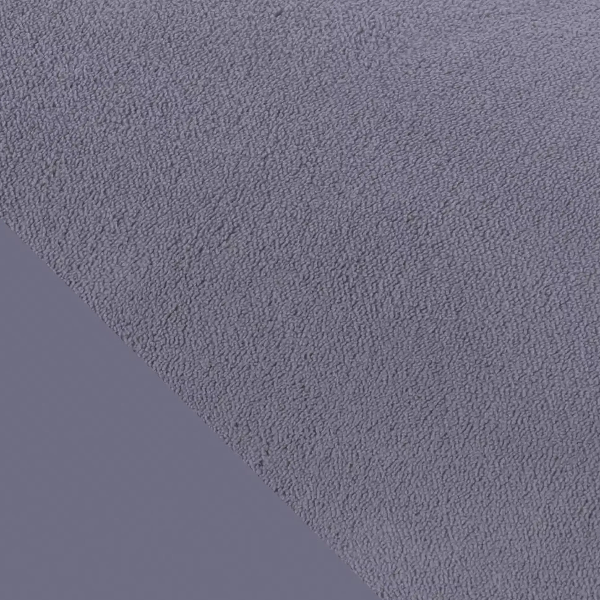 Plüschmond Steingrau