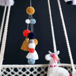 Pompom und Tassel Anhänger