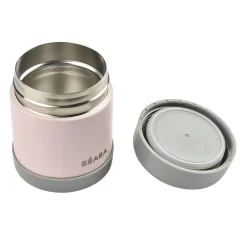 Portionsbehätler Edelstahl 300ml Hellrosa