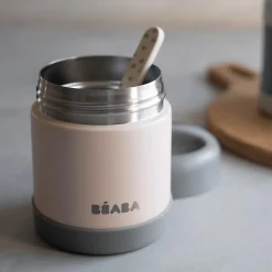 Portionsbehätler Edelstahl 300ml Hellrosa