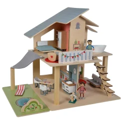 Puppenhaus mit Möbeln