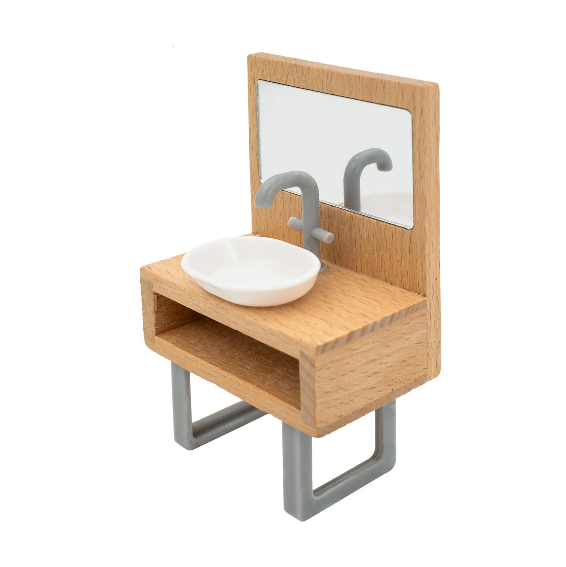 Puppenhaus mit Möbeln