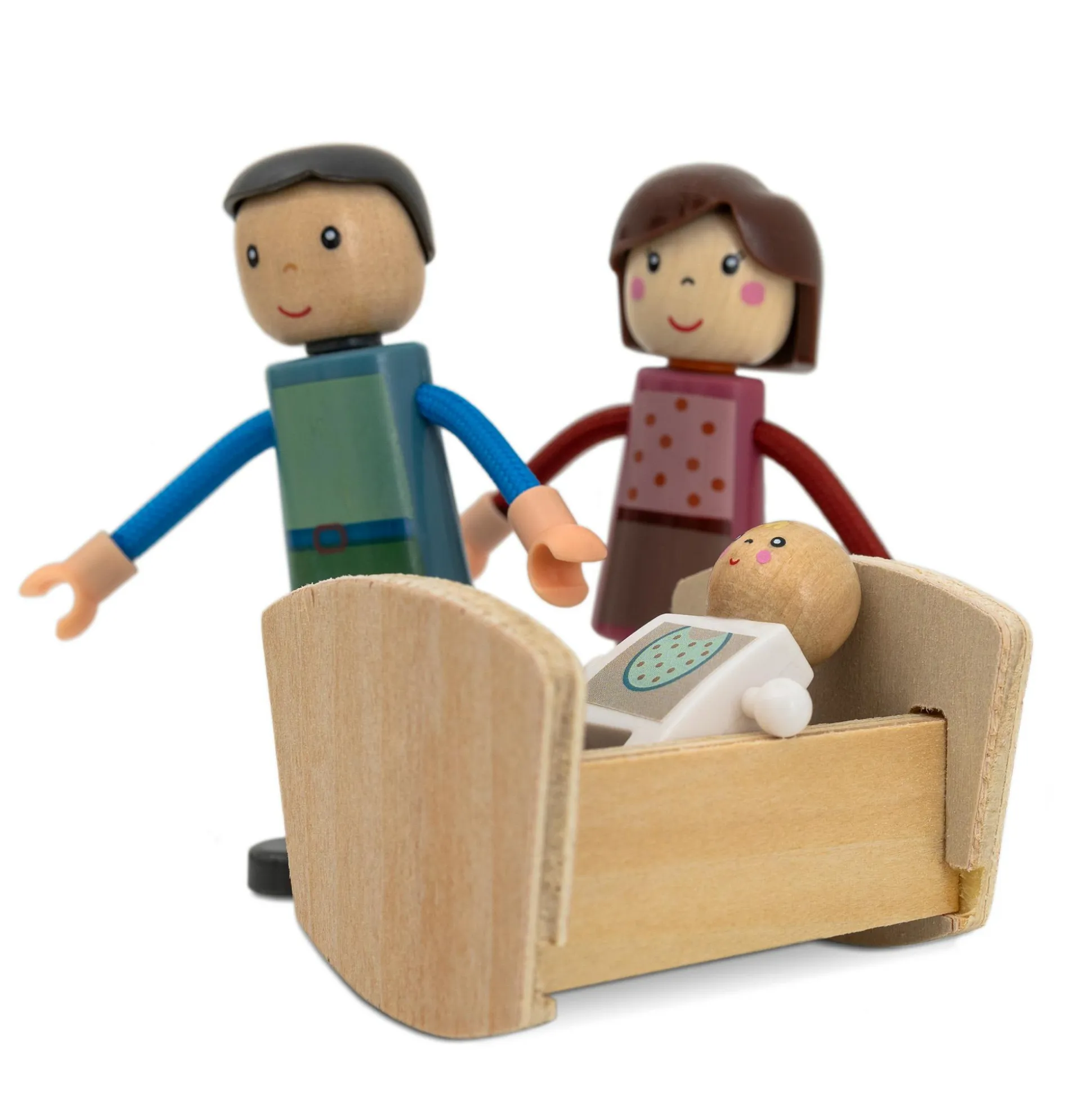 Puppenhaus mit Möbeln