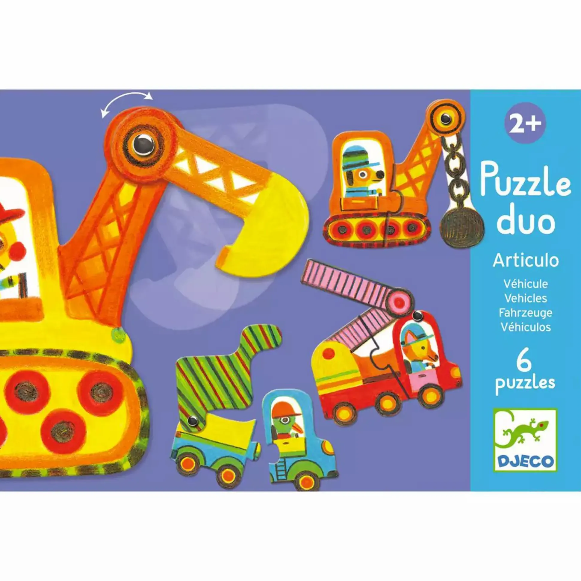 Puzzle Duo - Bewegte Fahrzeuge
