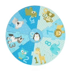 Puzzlematte Tiere und Zahlen