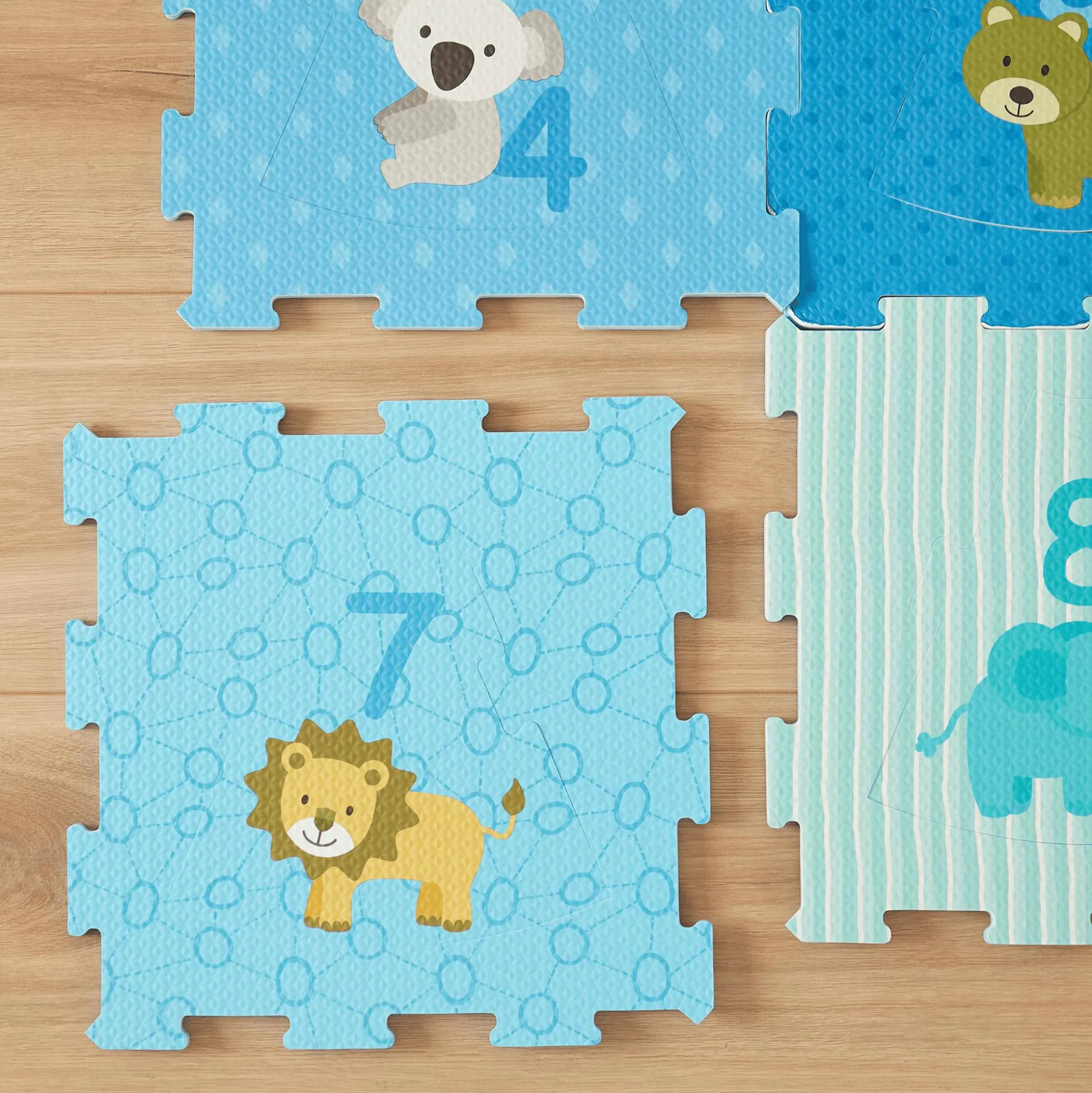 Puzzlematte Tiere und Zahlen