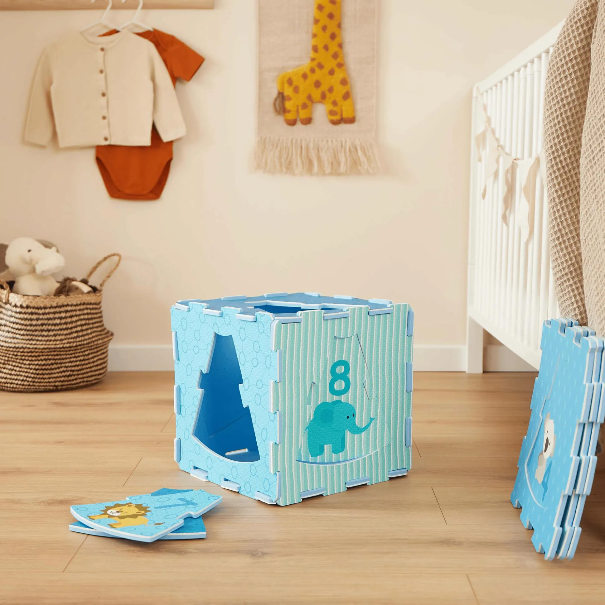 Puzzlematte Tiere und Zahlen