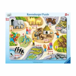 Rahmenpuzzle Erstes Zählen bis 5