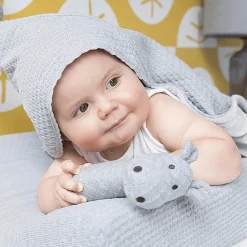 Rassel Nilpferd grau