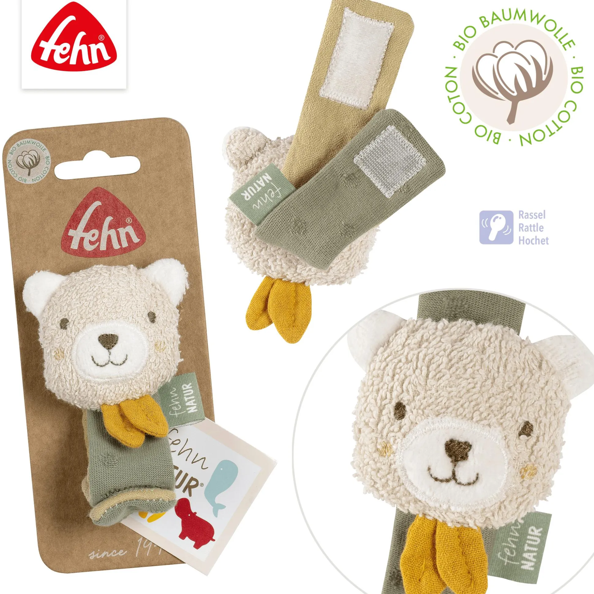 Rasselarmband Bär