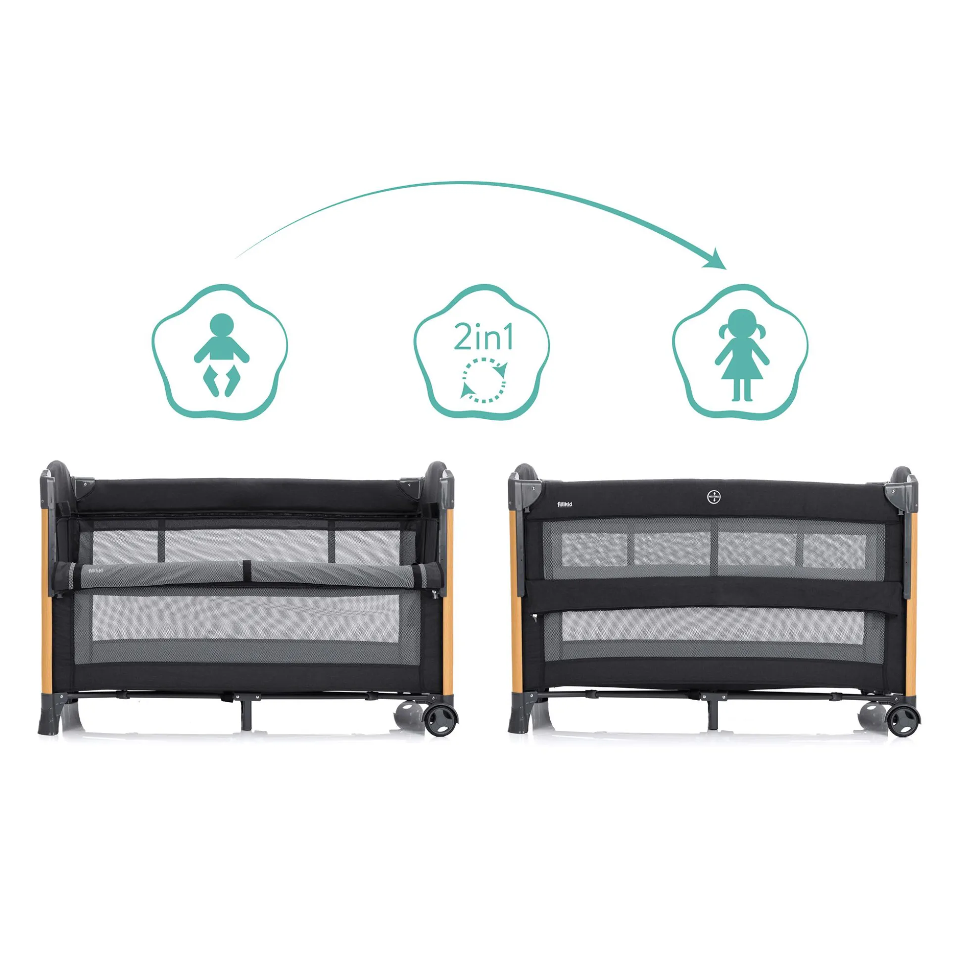 Reisebeistellbett Cadiz