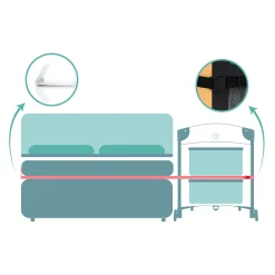 Reisebeistellbett Cadiz