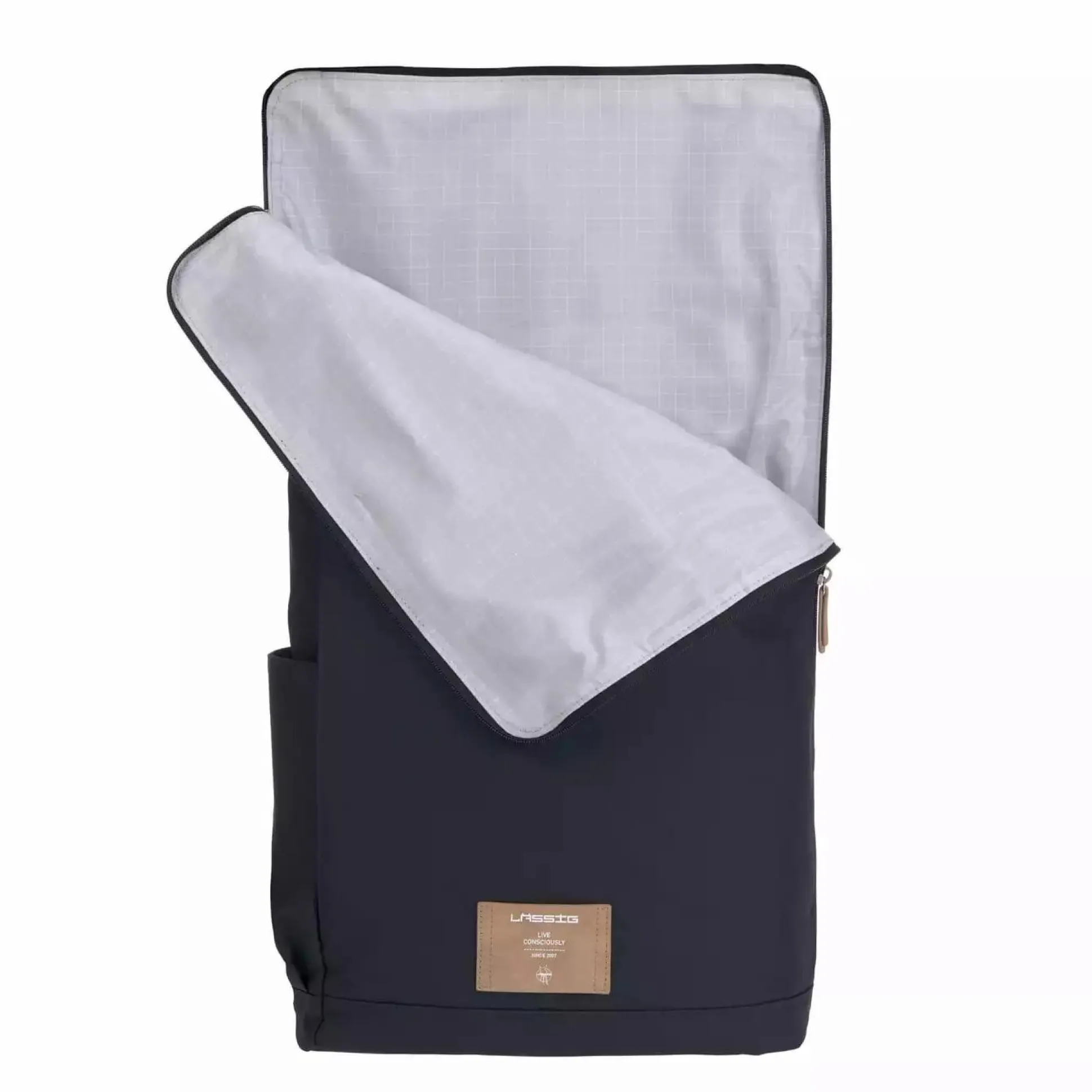 Rolltop Backpack Green Label Night Blue