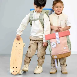 Rolltop-Kinderrucksack Sunny Explorer Rosa