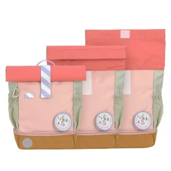 Rolltop-Kinderrucksack Sunny Explorer Rosa