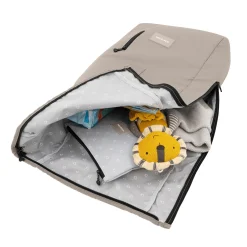 Rolltop-Rucksack Kängurubeige