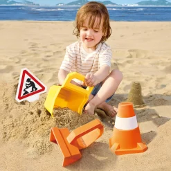 Sandspielzeug-Set Baustelle