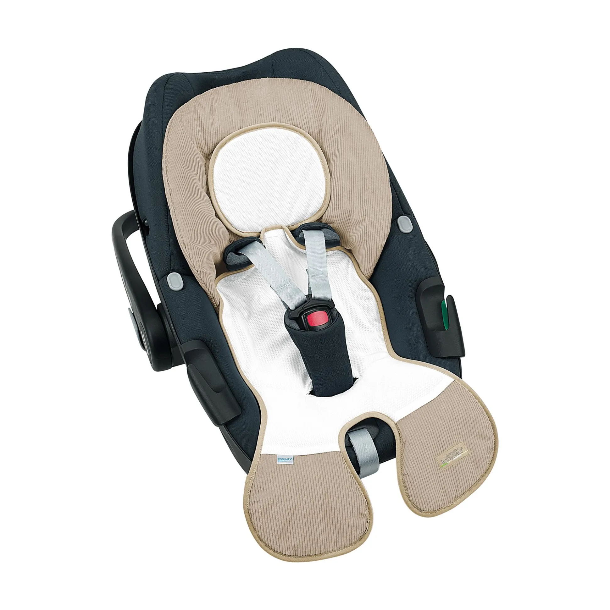 Schalensitz Gruppe 0 Babycool-Auflage Sahara Cool Cord