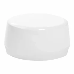 Schemel Uni Weiß Oval