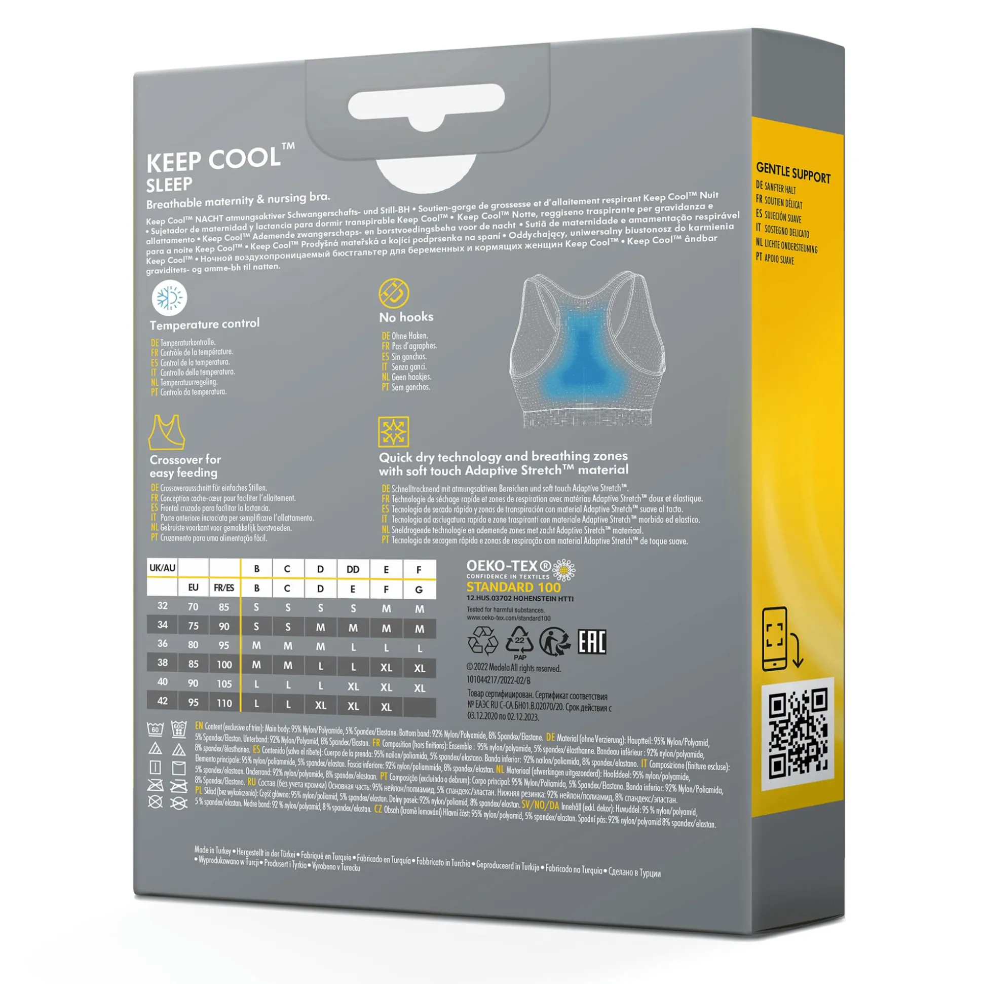 Schlaf Bustier Keep Cool Gr. M