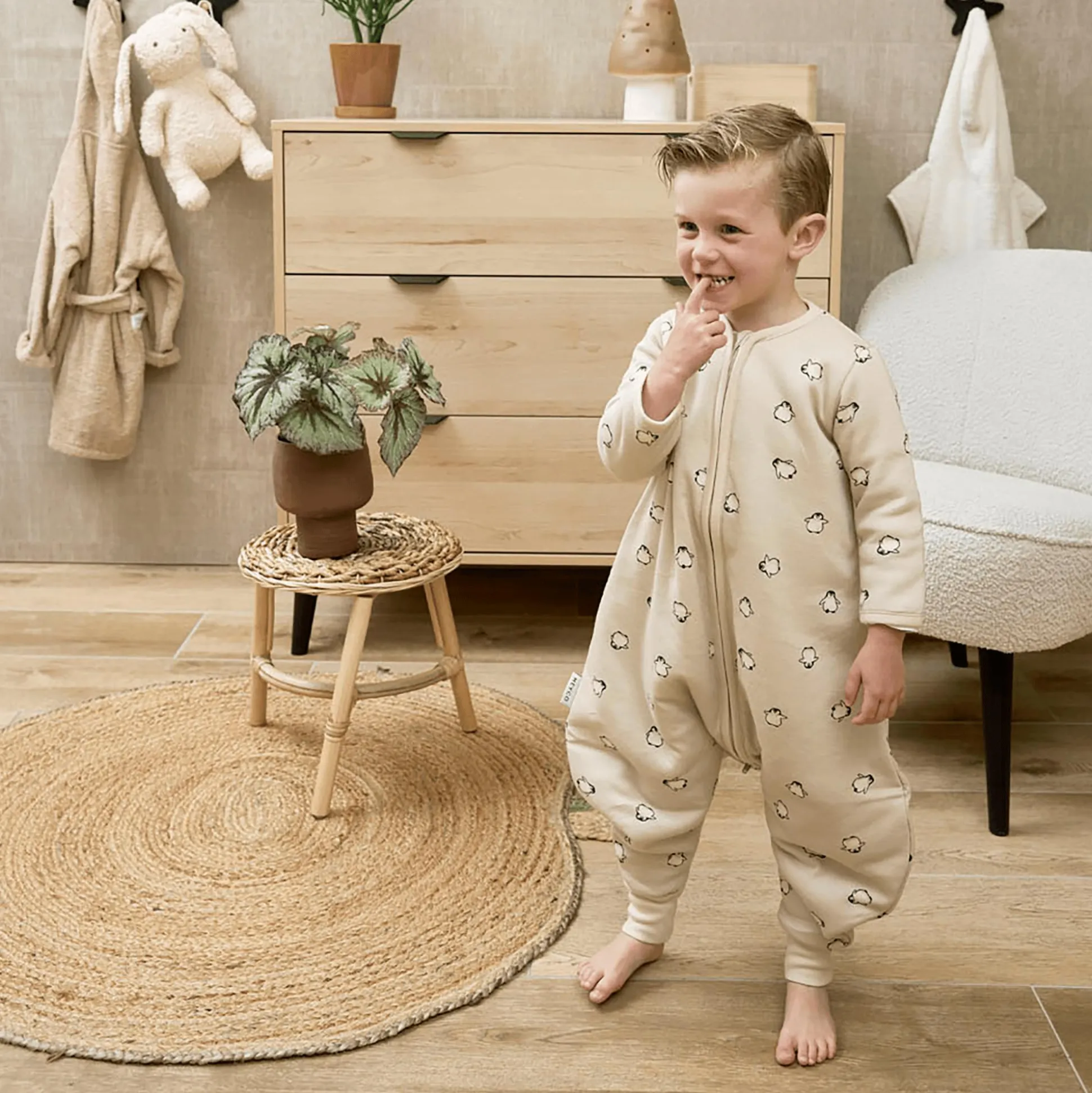 Schlafsack-Overall Jumper Pinguin 80 cm