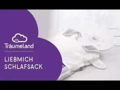 Schlafsack-Set LIEBMICH Pünktchen grau 56/62