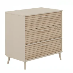 schmale Wickelkommode Groovy Oak