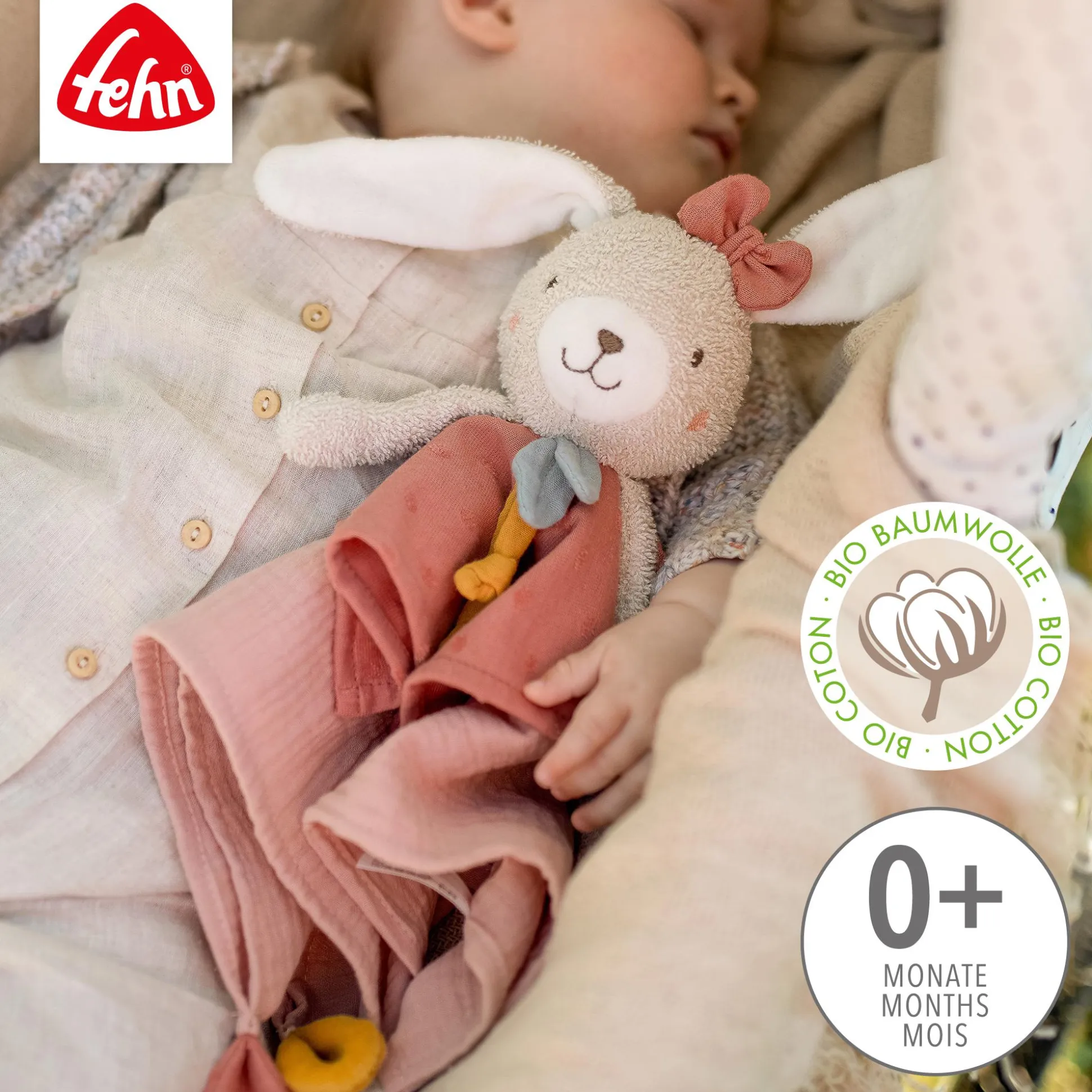 Schmusetuch Hase fehnNATUR