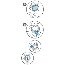 Schnullerband Winnie Puh