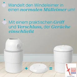 Second Life Deckel für Teleskop Windeleimer