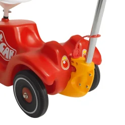 Set Bobby Car mit Flüsterrädern und Schubstange