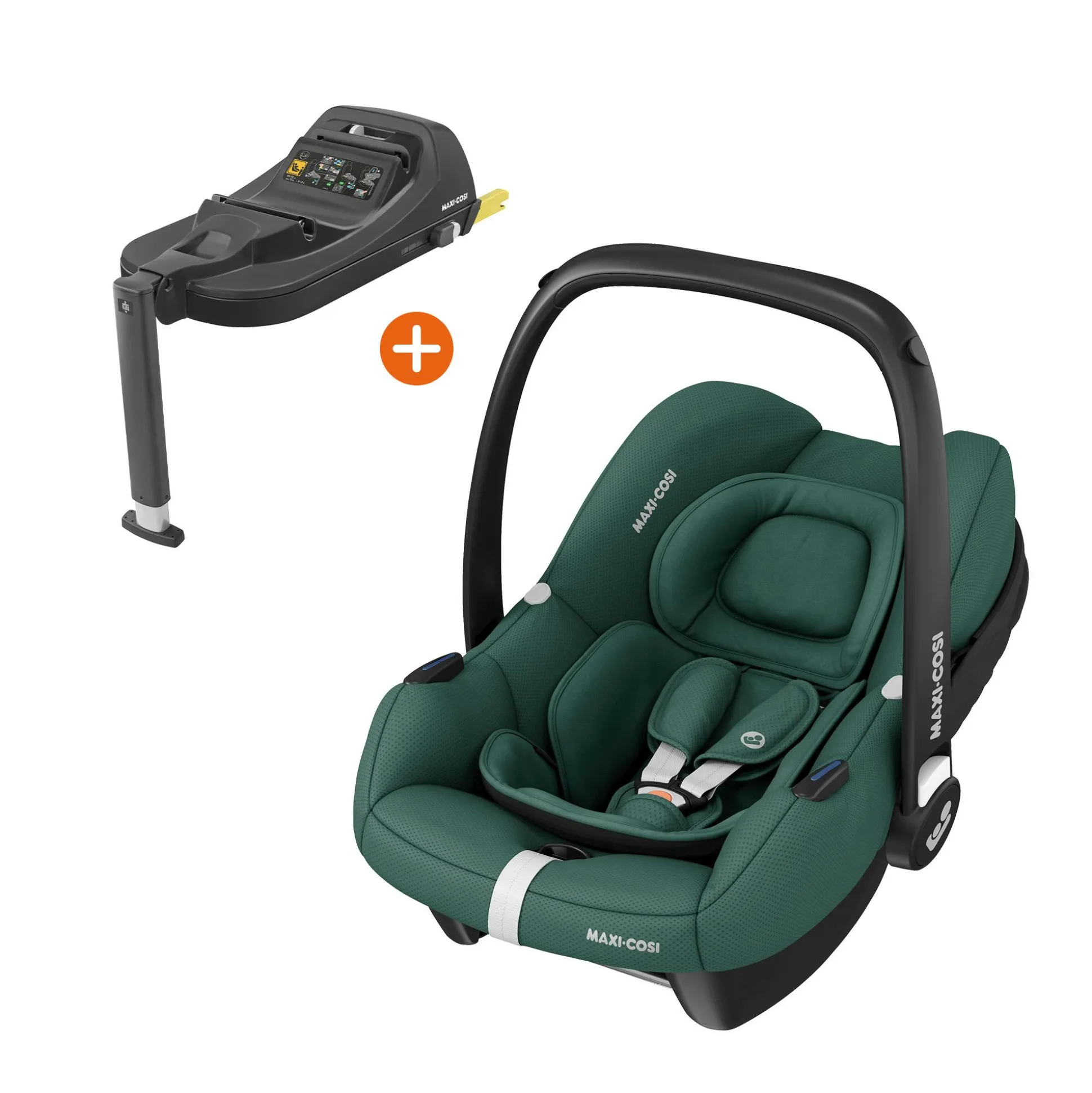 Set CabrioFix i-Size Essential Green mit Base