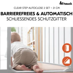 Set Clear Step Autoclose 2 mit 21 cm Verlängerung White