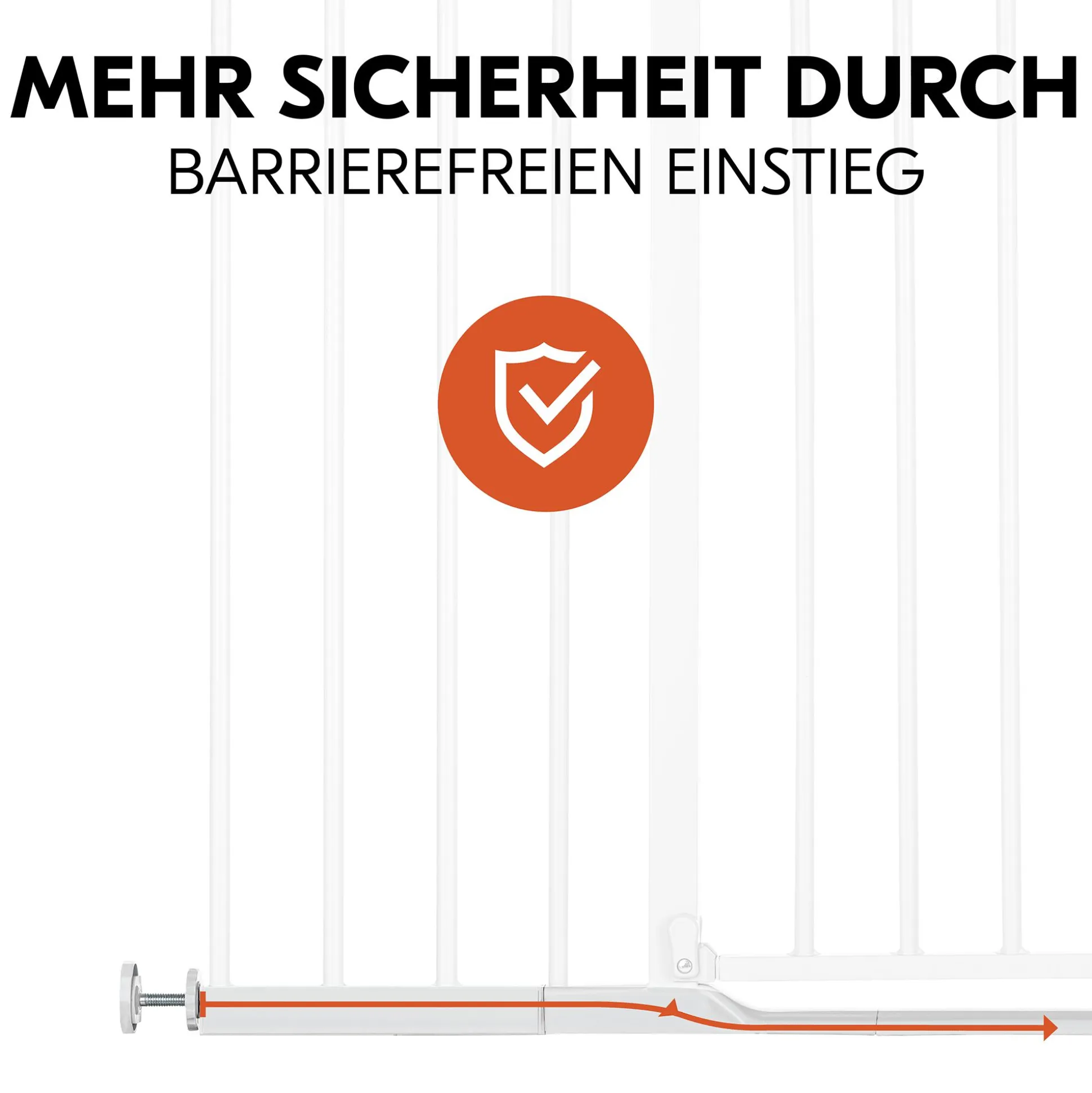Set Clear Step Autoclose 2 mit 21 cm Verlängerung White